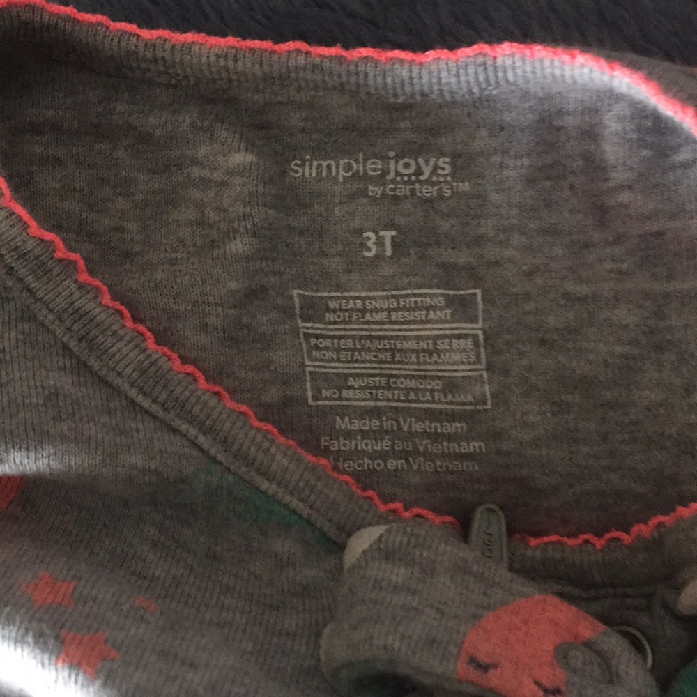 Onesie pajamas 4 pairs - Picture 4 of 8